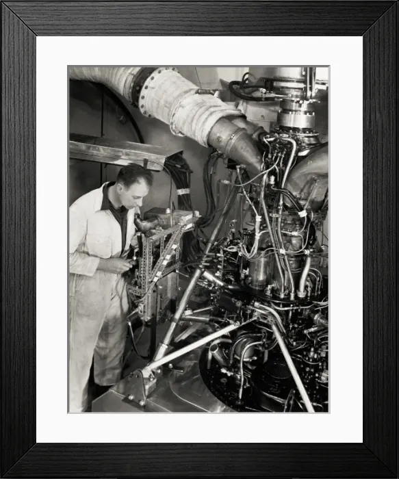 Framed Print : Testing the Gazelle engine Framed Print : Testing the Gazelle engine