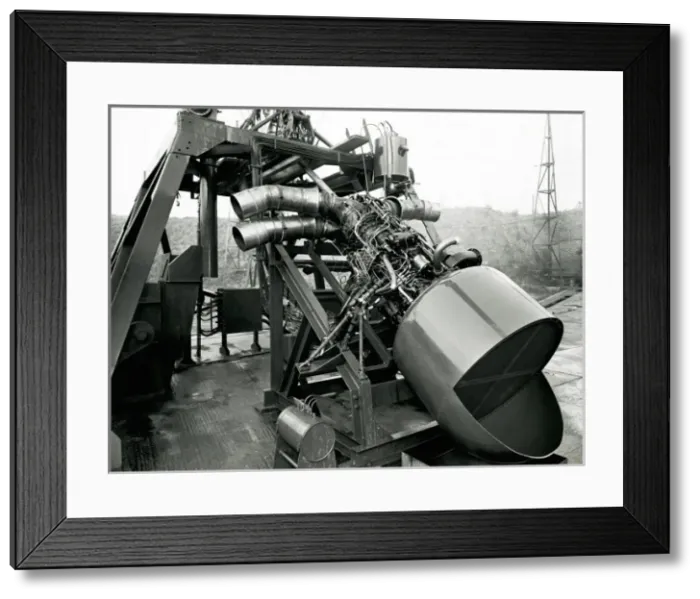 Framed Print : Helicopter rotor test rig at Napier Luton FDE Framed Print : Helicopter rotor test rig at Napier Luton FDE