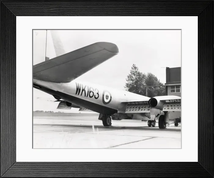 Framed Print : Testbed B2 Canberra WK163 Framed Print : Testbed B2 Canberra WK163