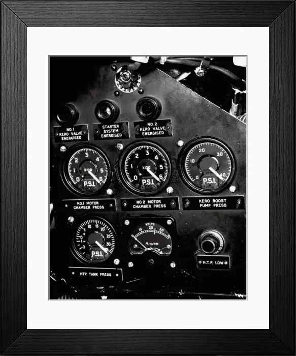 Framed Print : Control panel of WK163 fitted with a NSc D1-2 Double Scorpio Framed Print : Control panel of WK163 fitted with a NSc D1-2 Double Scorpio