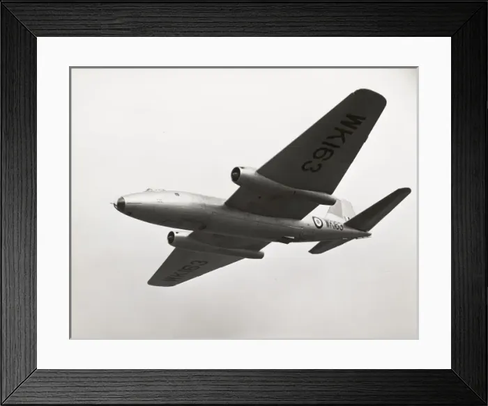Framed Print : Flying testbed B2 Canberra WK160 Framed Print : Flying testbed B2 Canberra WK160