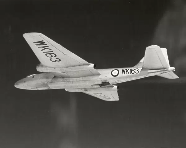 Flying testbed B2 Canberra WK163