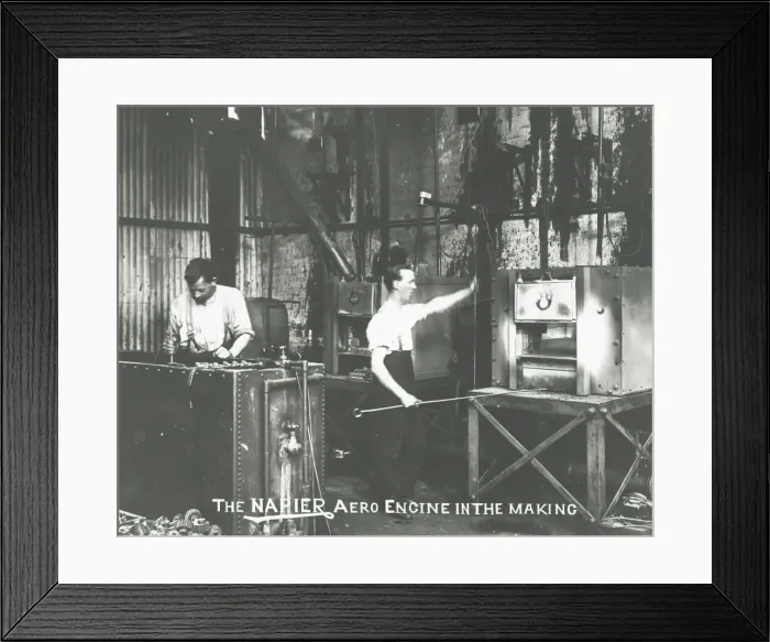 Framed Print : The Napier aero engine in the making Framed Print : The Napier aero engine in the making