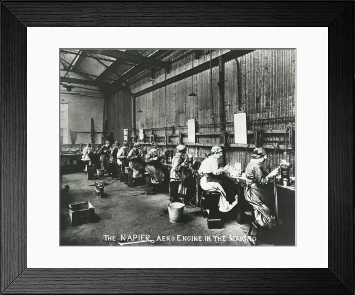 Framed Print : The Napier aero engine in the making Framed Print : The Napier aero engine in the making