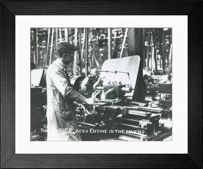 Framed Print : The Napier aero engine in the making Framed Print : The Napier aero engine in the making