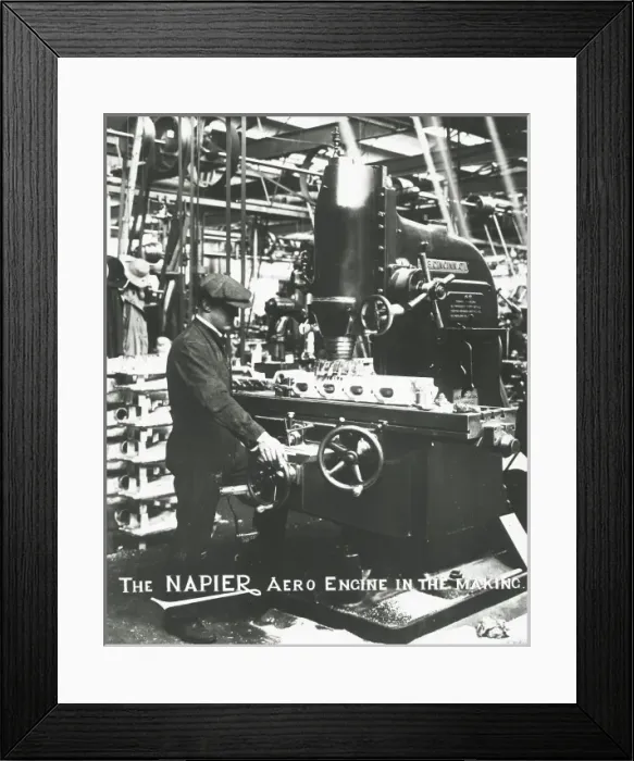 Framed Print : The Napier aero engine in the making Framed Print : The Napier aero engine in the making