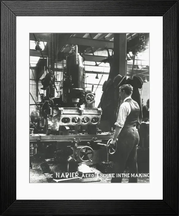 Framed Print : The Napier aero engine in the making Framed Print : The Napier aero engine in the making