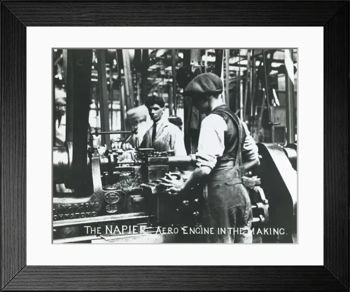 Framed Print : The Napier aero engine in the making Framed Print : The Napier aero engine in the making