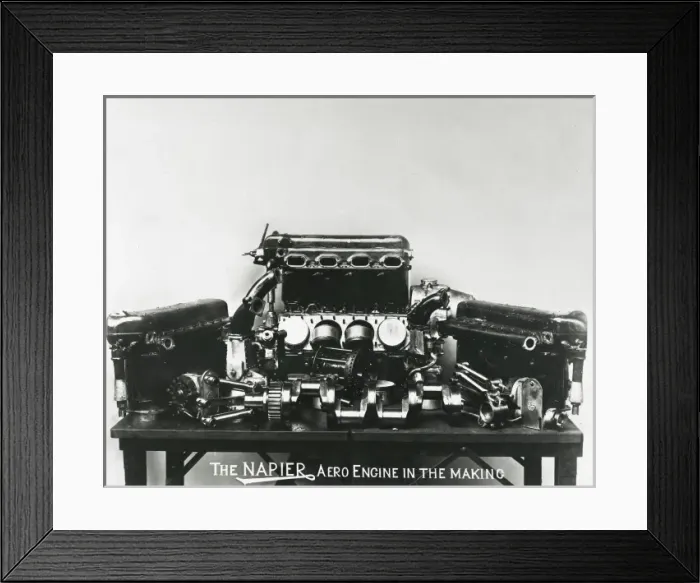 Framed Print : The Napier aero engine in the making Framed Print : The Napier aero engine in the making
