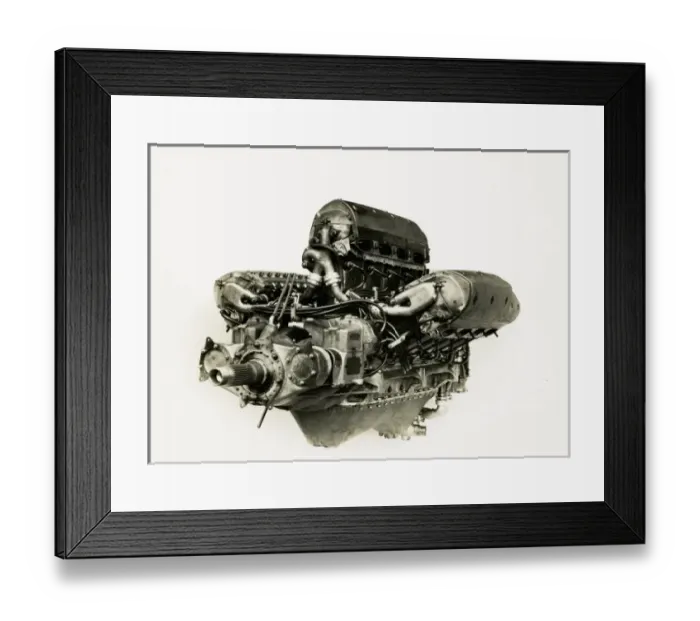 Framed Print : Series VIIA, direct drive E86 Framed Print : Series VIIA, direct drive E86