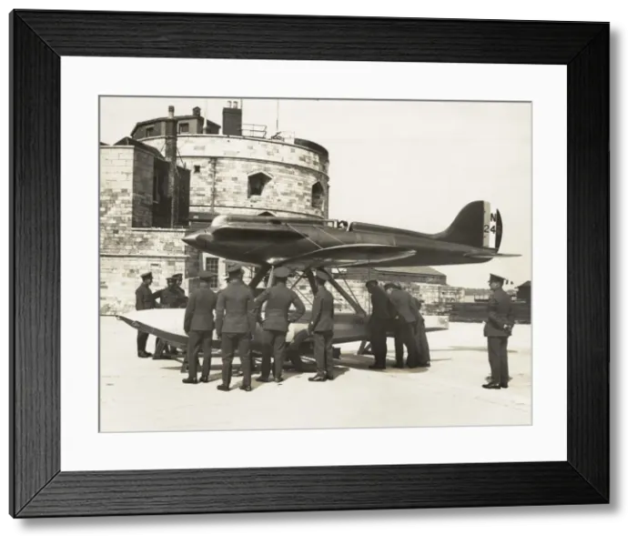 Framed Print : Gloster VI seaplane with Napier Lion VIID engine Framed Print : Gloster VI seaplane with Napier Lion VIID engine