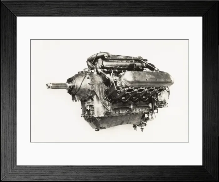 Framed Print : Lion XIA engine, with three rear fitted carburettors Framed Print : Lion XIA engine, with three rear fitted carburettors