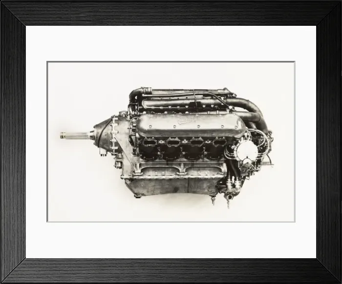 Framed Print : Lion XIA engine, with three rear fitted carburettors Framed Print : Lion XIA engine, with three rear fitted carburettors
