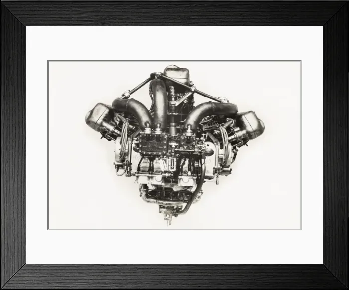 Framed Print : Lion XIA engine, with three rear fitted carburettors Framed Print : Lion XIA engine, with three rear fitted carburettors