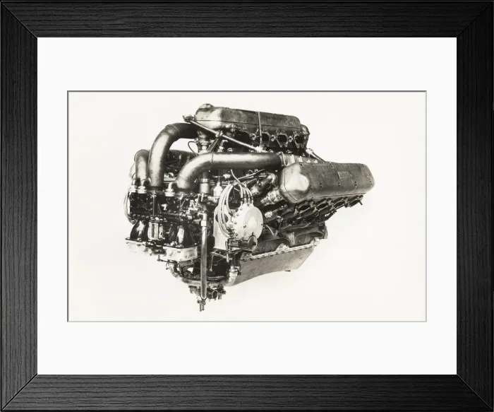 Framed Print : Lion XIA engine, with three rear fitted carburettors Framed Print : Lion XIA engine, with three rear fitted carburettors