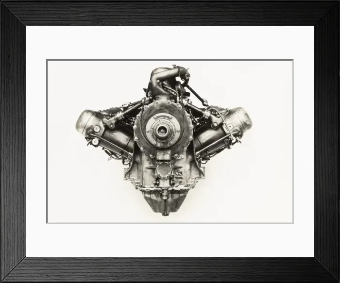 Framed Print : Lion XIA engine, with three rear fitted carburettors Framed Print : Lion XIA engine, with three rear fitted carburettors