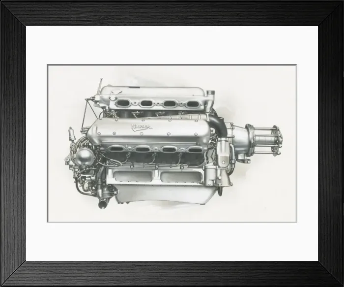 Framed Print : Napier Lion Series II engine, E67 Framed Print : Napier Lion Series II engine, E67
