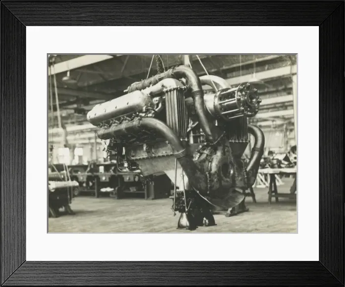 Framed Print : Napier Lion Series V E79, turbo-blown unit Framed Print : Napier Lion Series V E79, turbo-blown unit