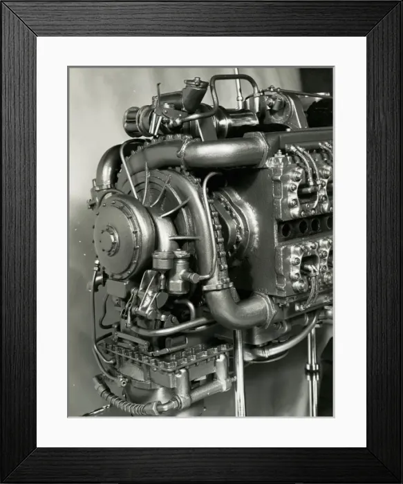 Framed Print : Model Sabre II engine Framed Print : Model Sabre II engine