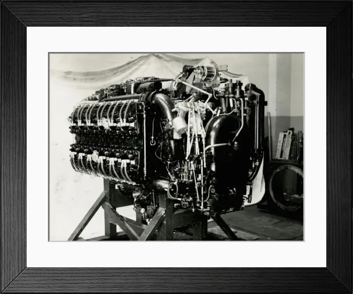 Framed Print : Rear equipment of the Sabre VII engine
