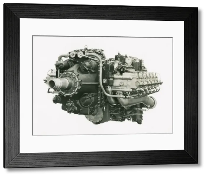 Framed Print : Napier Nomad 3135 EHP compound diesel engine