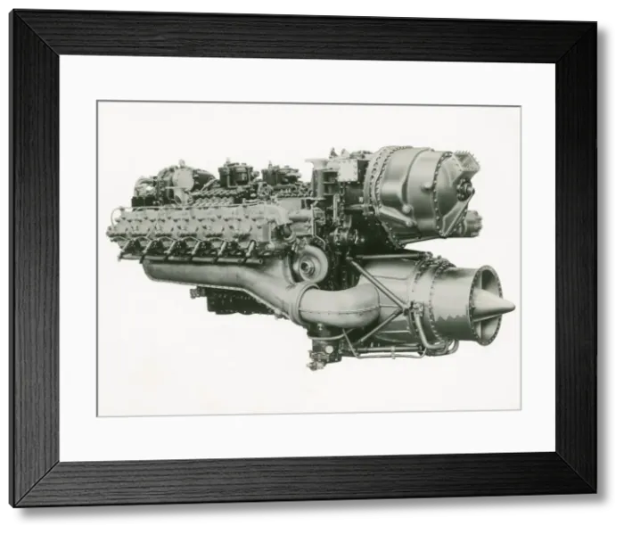 Framed Print : Napier Nomad 3135 EHP compound diesel engine Framed Print : Napier Nomad 3135 EHP compound diesel engine