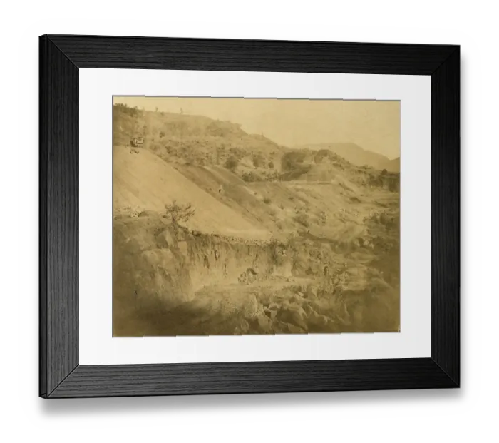 Framed Print : The Great Embankment near Telowlee Framed Print : The Great Embankment near Telowlee