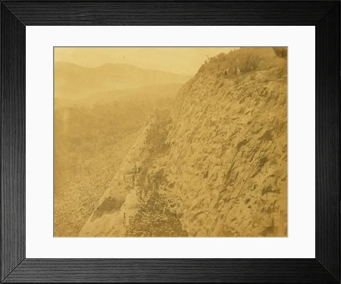 Framed Print : Khumnee Hill rock cutting Framed Print : Khumnee Hill rock cutting