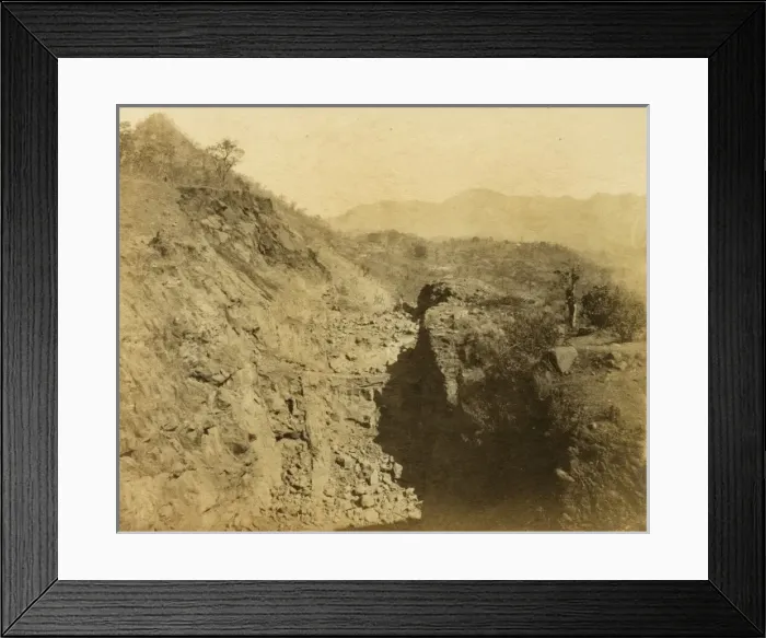 Framed Print : Rock cutting in progress, from face of Tunnel no 15 Framed Print : Rock cutting in progress, from face of Tunnel no 15