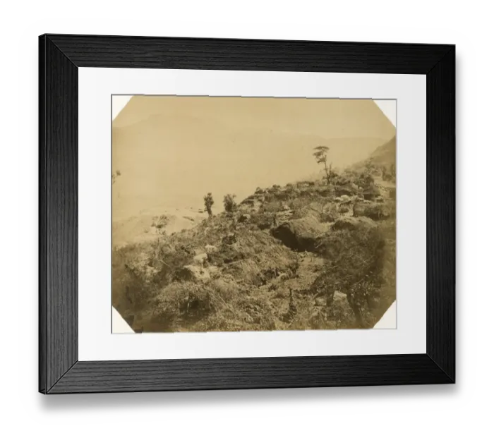Framed Print : Workmens huts; railway cuttings; great ravine Framed Print : Workmens huts; railway cuttings; great ravine