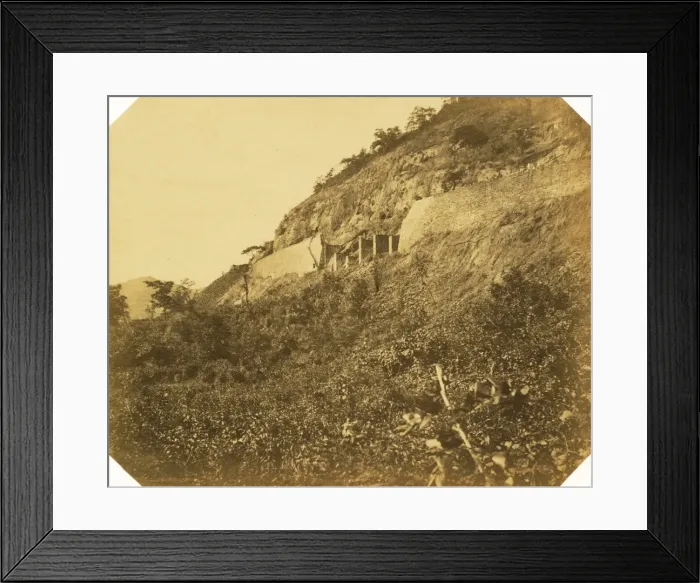 Framed Print : Railway retaining wall and vaulting arches Framed Print : Railway retaining wall and vaulting arches