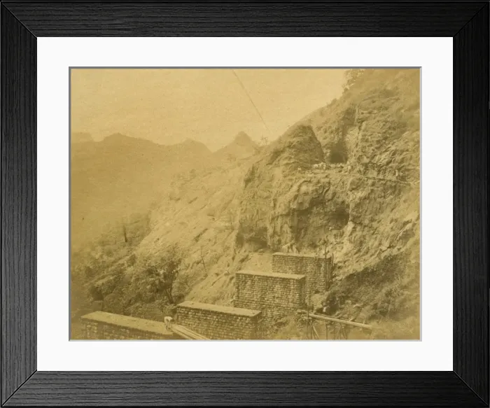 Framed Print : The great ravine; Nath-ka-Doonghur Viaduct Framed Print : The great ravine; Nath-ka-Doonghur Viaduct