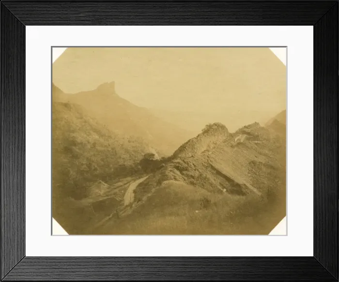 Framed Print : The Dukes Nose; Battery Hill cutting Framed Print : The Dukes Nose; Battery Hill cutting