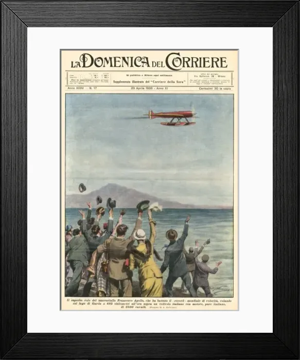 Framed Print : Macchi Breaks Record Framed Print : Macchi Breaks Record