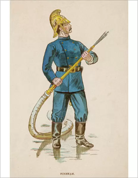 Fireman with Hosepipe