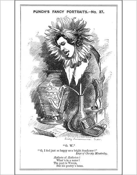 Oscar Wilde cartoon