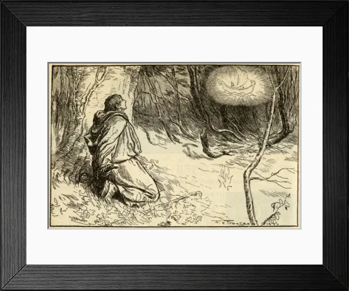 Framed Print : St Patricks vision of ship Framed Print : St Patricks vision of ship