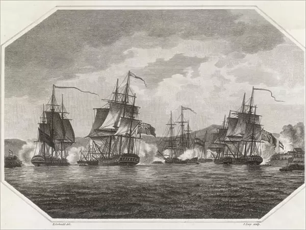 British Navy taking Curacao, Napoleonic Wars