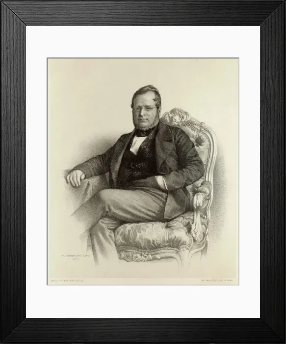 Framed Print : Camillo Cavour, Italian statesman Framed Print : Camillo Cavour, Italian statesman