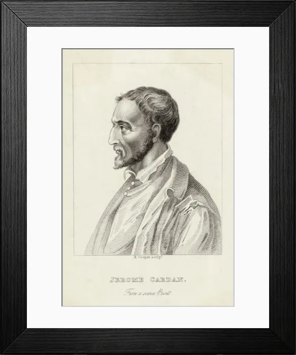 Framed Print : Girolamo Cardano Framed Print : Girolamo Cardano