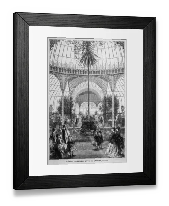 Framed Print : Proposed conservatory for Glasgow Framed Print : Proposed conservatory for Glasgow
