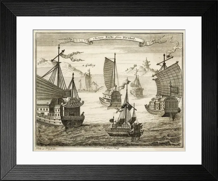 Framed Print : A variety of 18th century Chinese vessels Framed Print : A variety of 18th century Chinese vessels