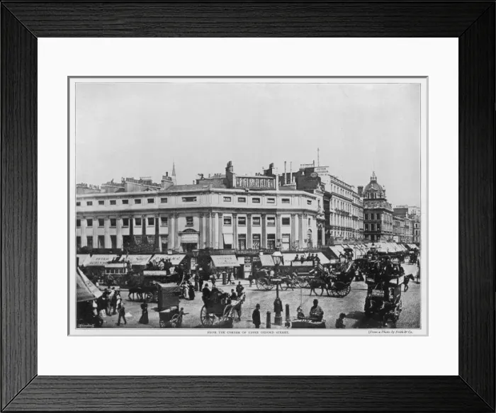 Framed Print : Oxford Circus from Upper Regent Street, London Framed Print : Oxford Circus from Upper Regent Street, London