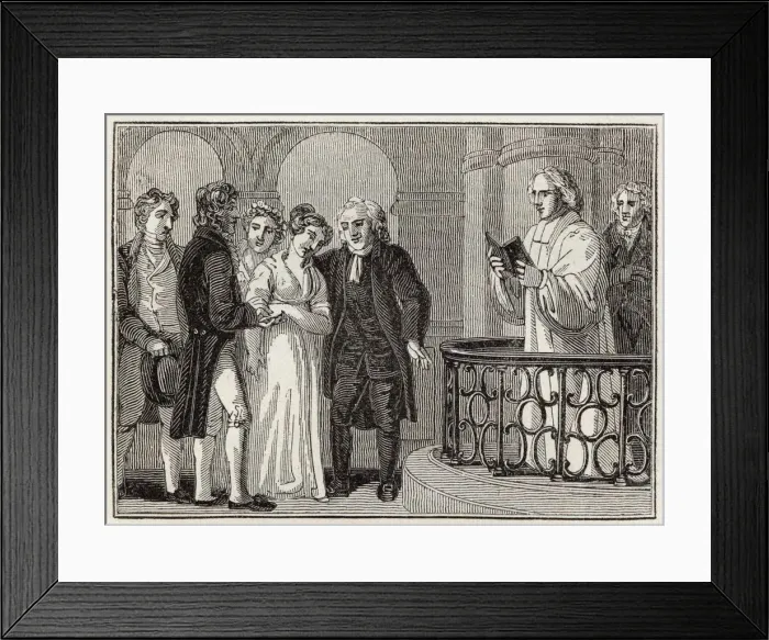 Framed Print : Church wedding Framed Print : Church wedding