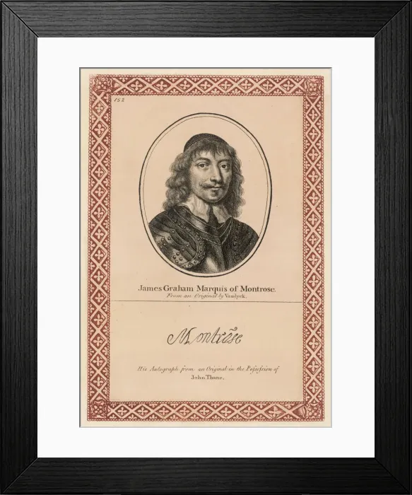 Framed Print : James Graham (1612-1650) Framed Print : James Graham (1612-1650)