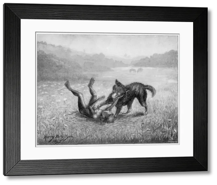 Framed Print : Feral Children Framed Print : Feral Children