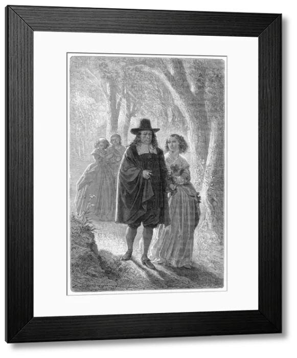 Framed Print : MILTON (1608-1674) Framed Print : MILTON (1608-1674)