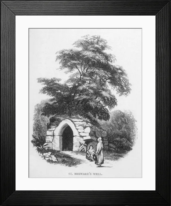 Framed Print : St Brewards well Framed Print : St Brewards well