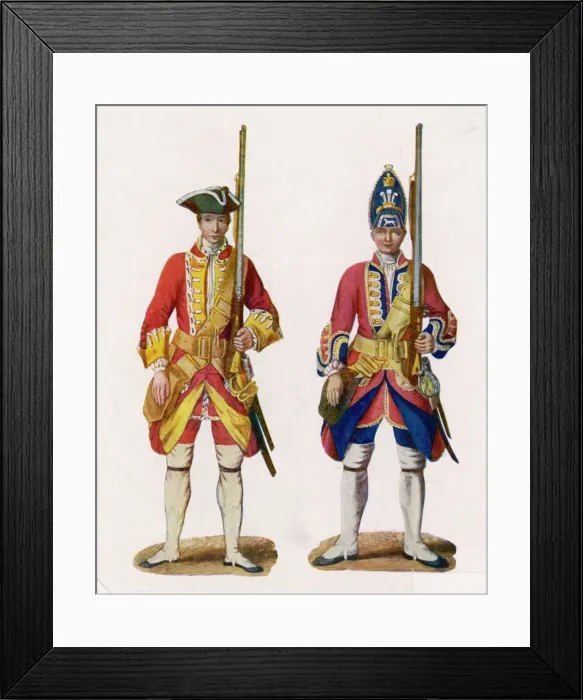 Framed Print : Two British infantrymen Framed Print : Two British infantrymen