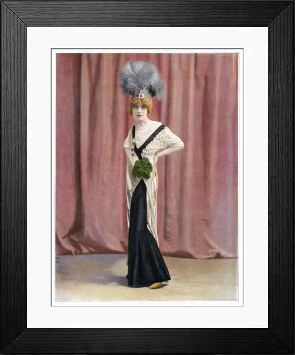 Framed Print : Paquin Gown 1910 Framed Print : Paquin Gown 1910
